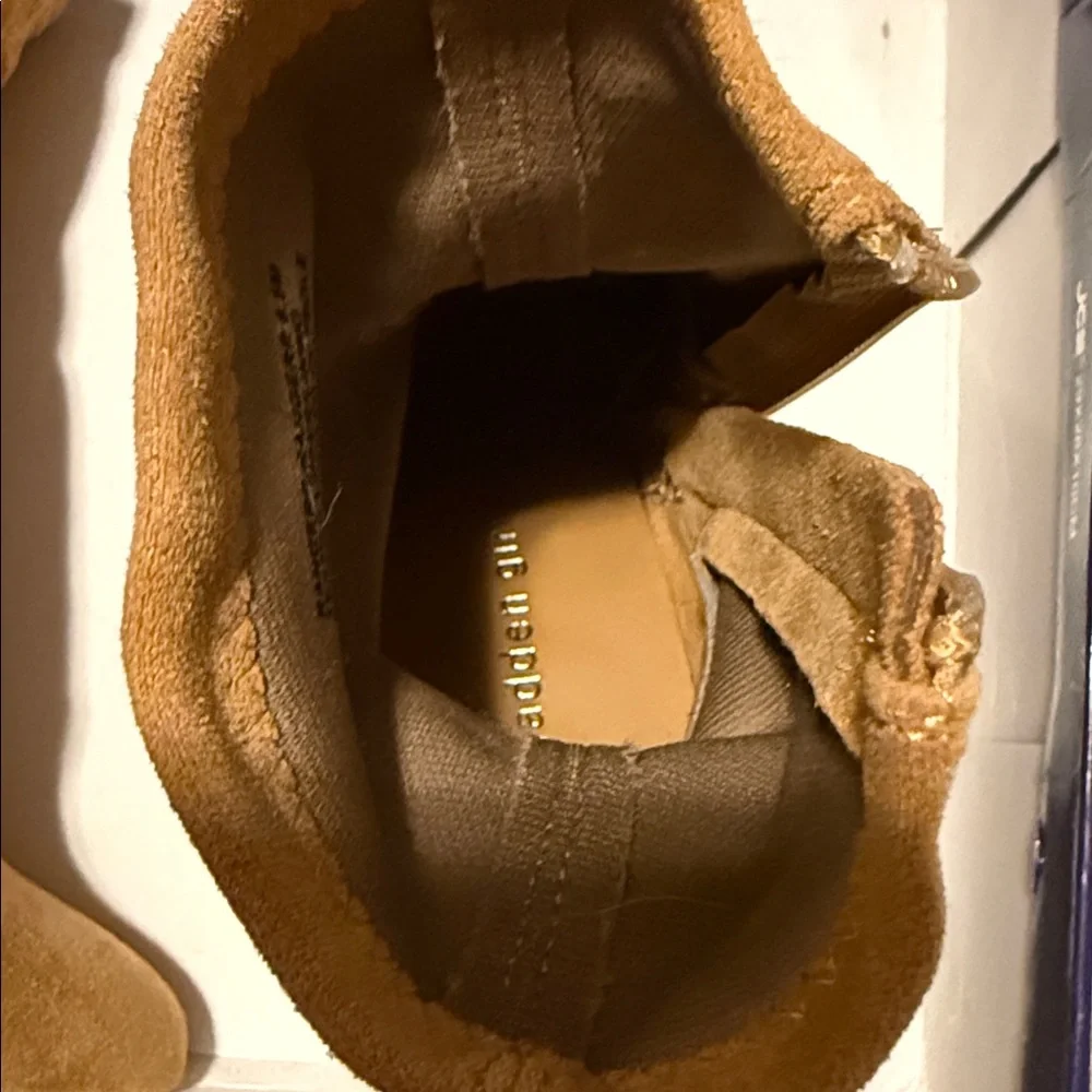 Madden girl Rangerr tan micro boots